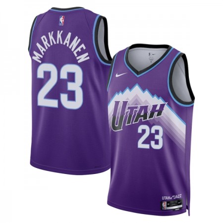 Camiseta Hombre NBA Utah Jazz Lauri Markkanen 2025-26 Nike Icon Edition Violeta Swingman